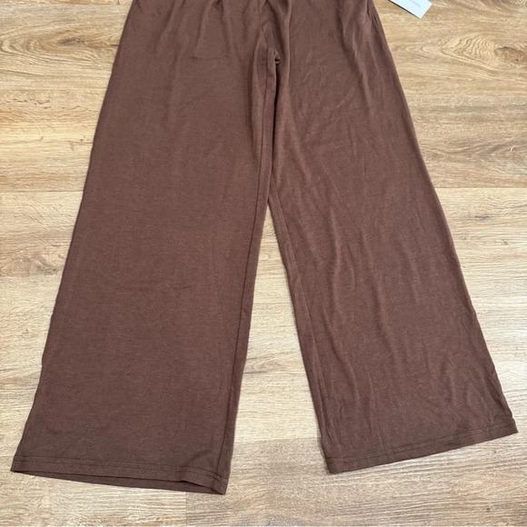Lovers and Friends Brown Soft Lounge Knit Straight Pajama Pants Size Small NEW - Picture 6 of 6